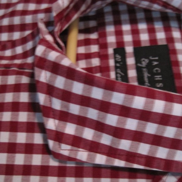 Jachs City Smart 80" Doubles Red Double Check Long - Picture 4 of 4